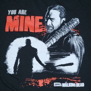 The Walking Dead SS Black Unisex Tee Negan "You are mine" - Size XXL